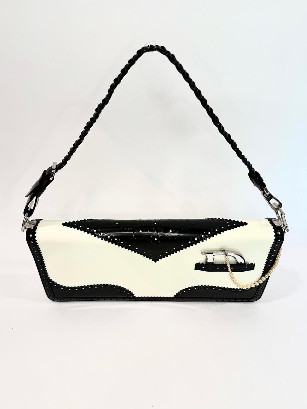 RARE Dior Runway D’Trick Shoulder Bag / Clutch - Picture 5 of 14